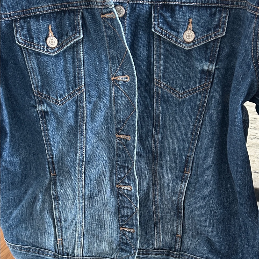 Old Navy Dark Blue Denim Jacket - Picture 3 of 5